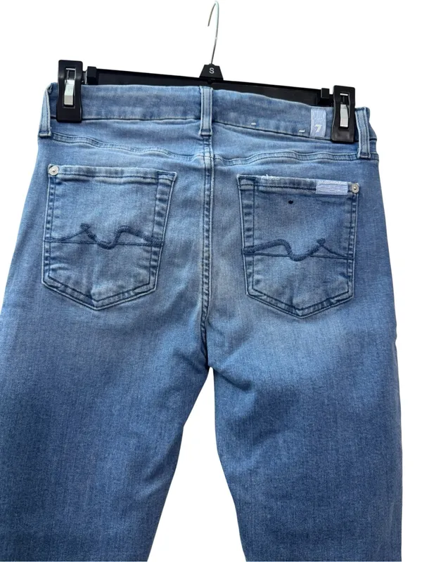 7 FOR ALL MANKIND Distressed Skinny Jeans - Image 7