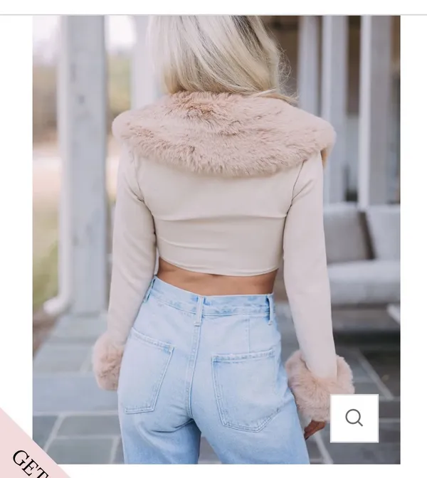 These Three Fur Shirt Medium  - Image 6