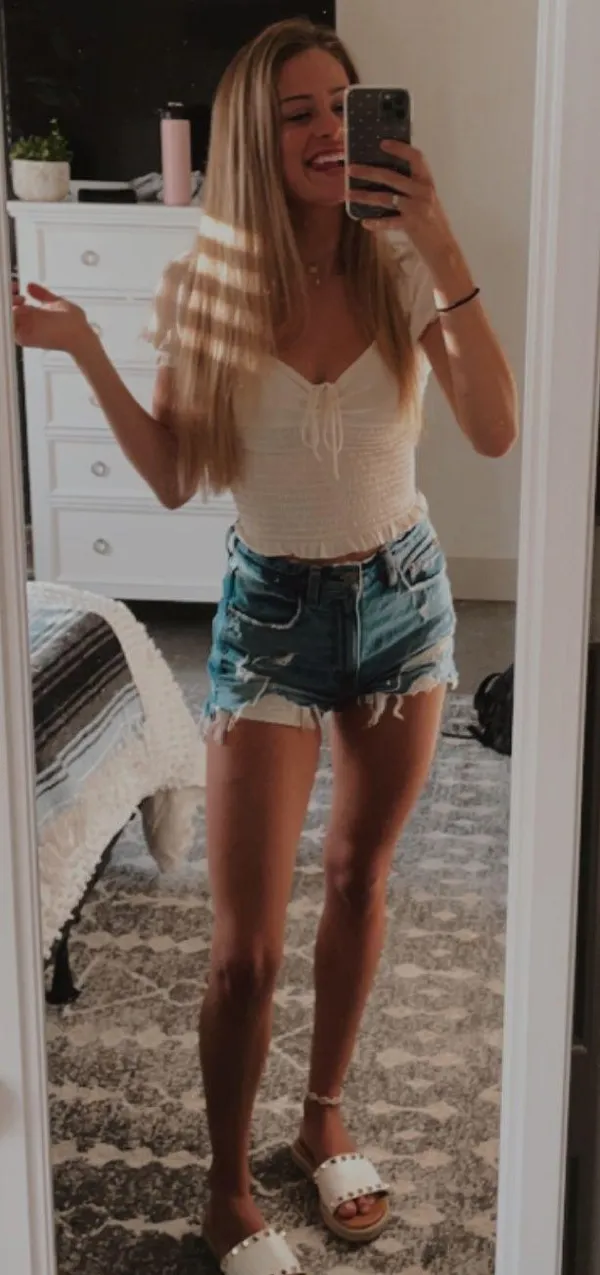 Urban Outfitters White Crop Top - Image 2