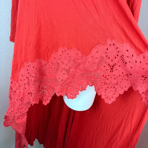 Free People Meadowlands coral maxi top - Image 5
