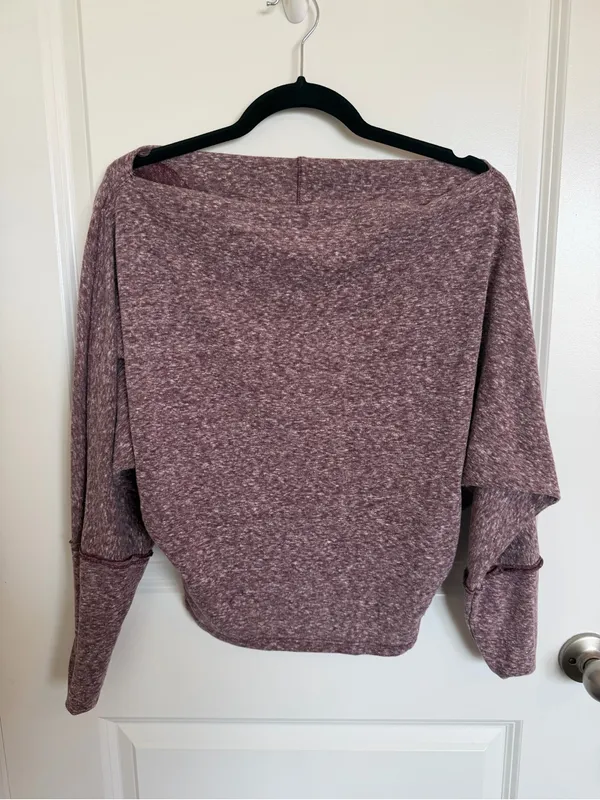 Free People Off The Shoulder Long Sleeve Top XS - Image 2