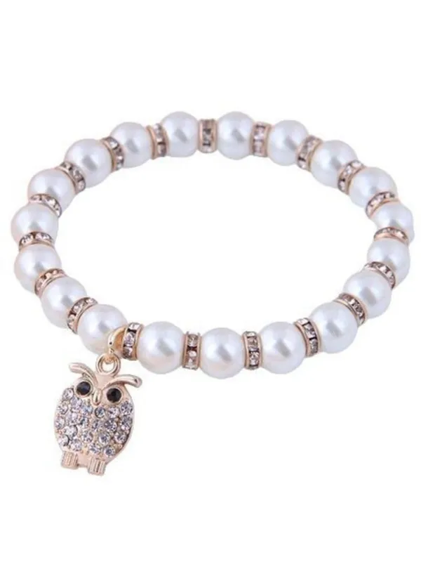 Fashion Owl Pendant Bracelet - Image 3