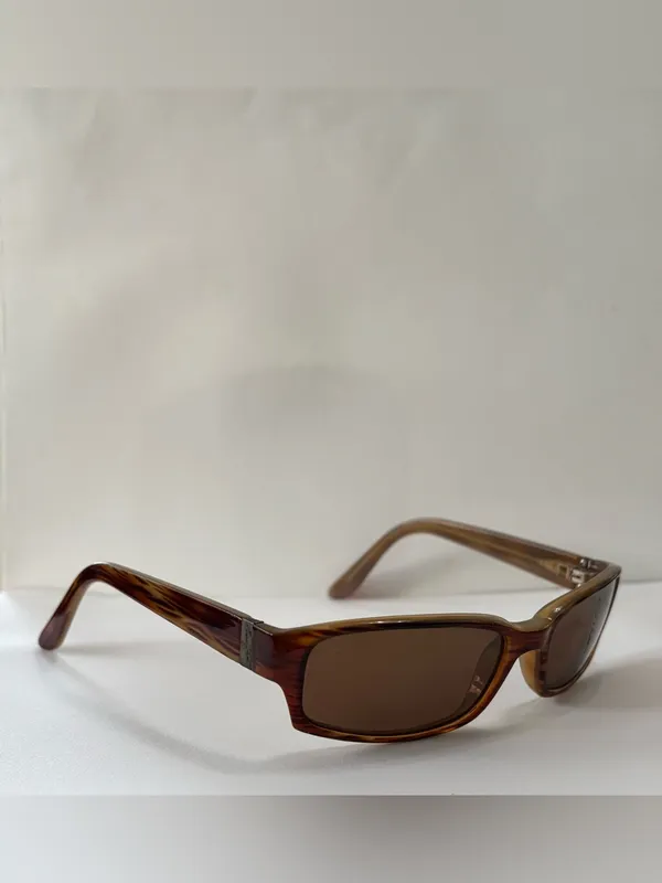 Maui Jim Atoll MJ220-10 Tortoise rectangular sunglasses HCL Bronze lenses flawed - Image 2