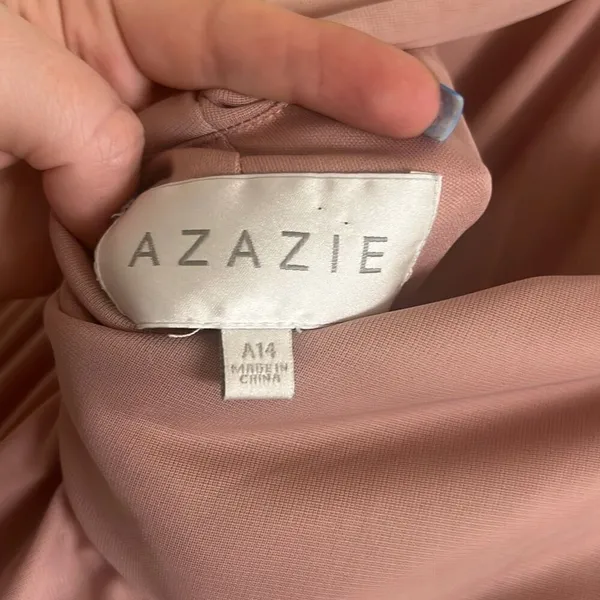 ✨AZAZIE LANDRY Cedar Rose A-Line Pleated Mesh Sz A14 Dress✨ - Image 9