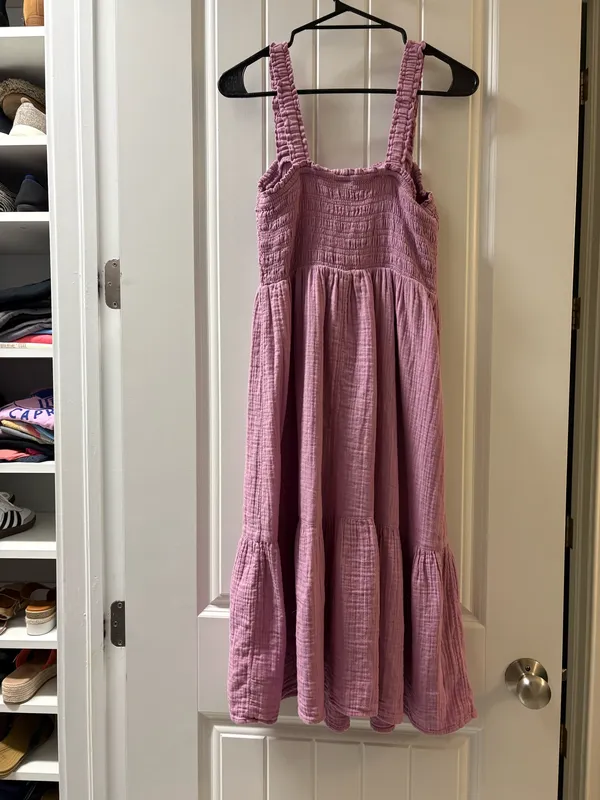 Gap midi lavender cotton sundress - Image 2