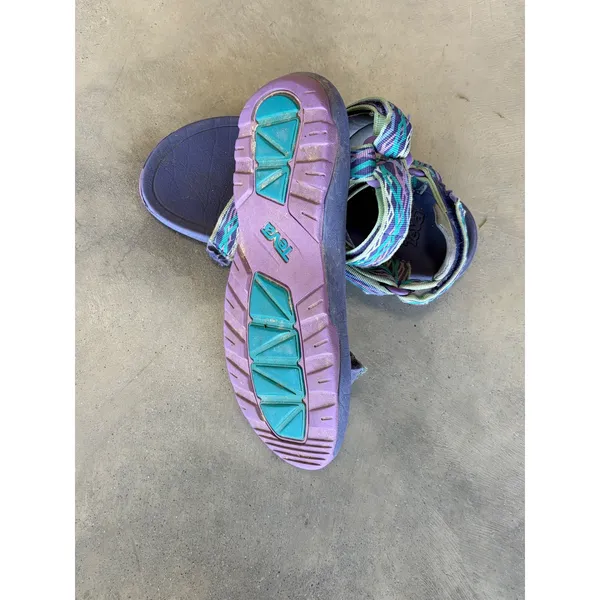 Teva Hurricane XLT2 Purple Teal Geometric Sport Sandals 1019390Y Womens 6 - Image 4