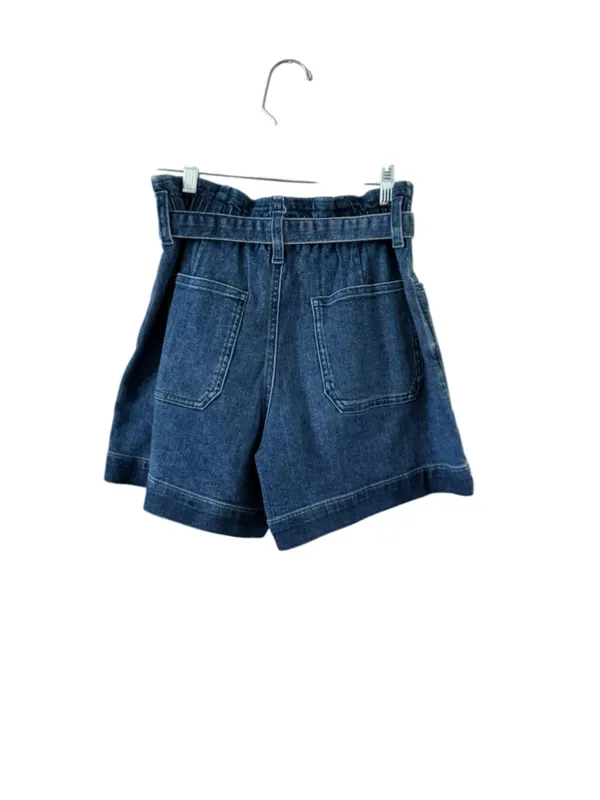 Women's J.Crew Blue Denim Paperbag Waist Jean Shorts Size 26 - Image 10