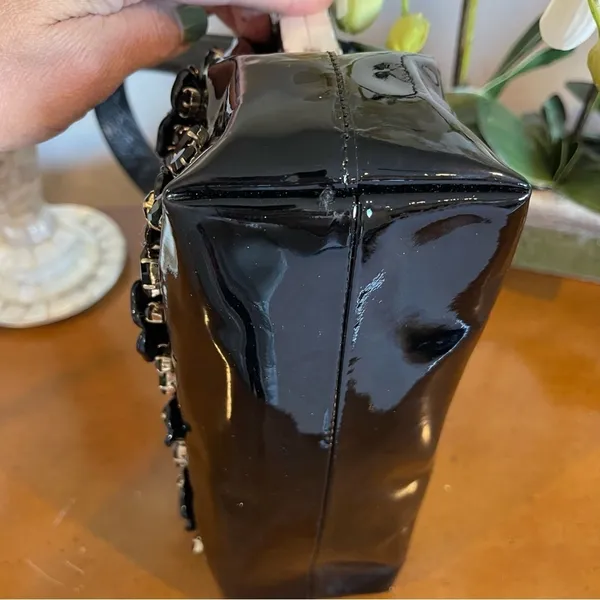 Dolce & Gabbana VANDA Crystal Beaded Bag Black NWOT - Image 7