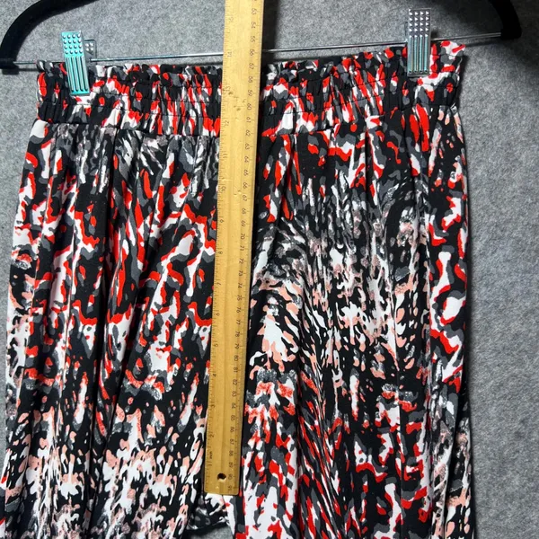 KIKIT Pants M Abstract Animal Print Elastic Waist Polyester Spandex‎ Pull On - Image 5