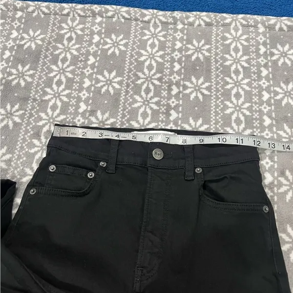 Reformation High Rise Skinny Jeans Black Size 25‎ Minimalist Feminine Casual - Image 7