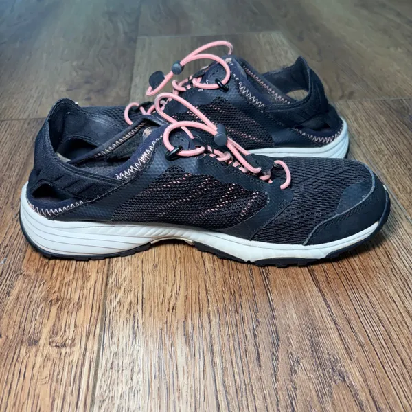 The North Face Womens Sz 8 Litewave Amphibious II Trail Running Shoes Black Pink - Image 10