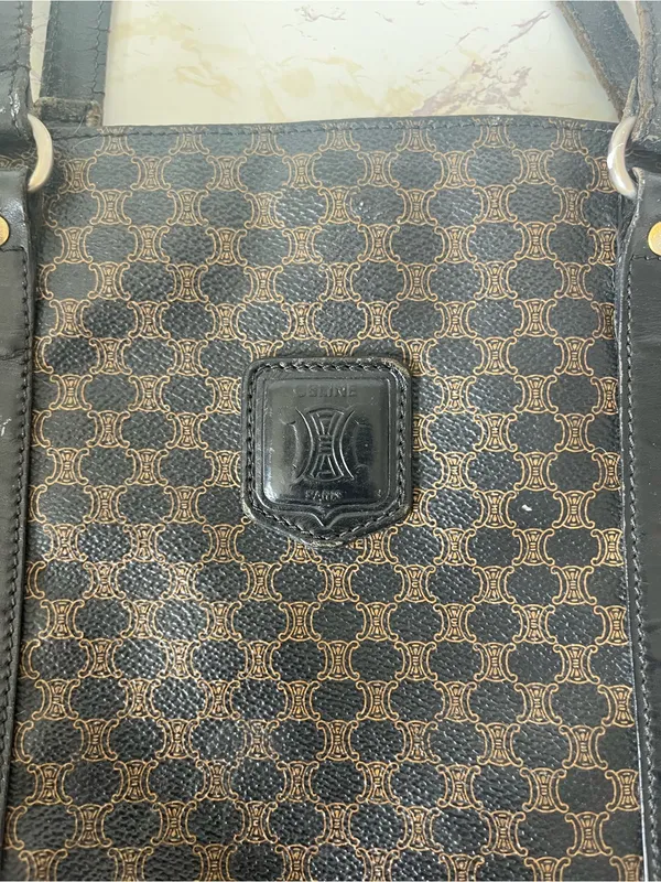 Celine Vintage Macadam Tote - Image 3