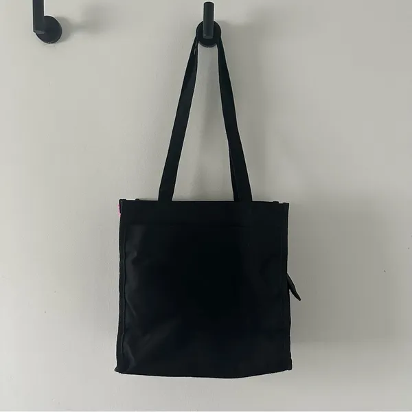 Black Canvas Playing Cards Graphic Tote Bag Whimsigoth Festival Streetwear - Image 3