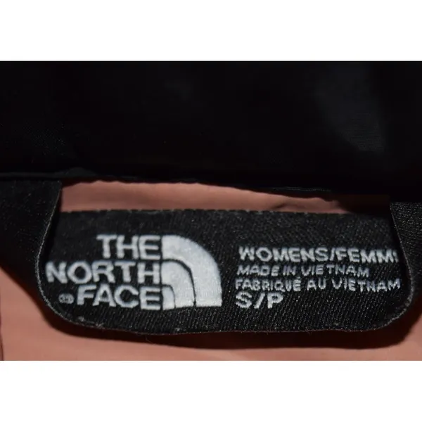 The North Face Puffer Jacket Womens M Black Grey 550 Down Insulated Colorblock - Image 9