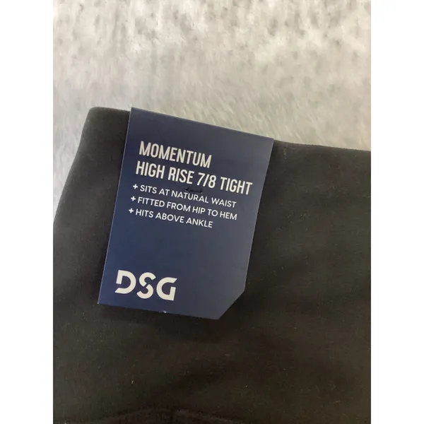 DSG Momentum High Rise 7/8 Tight Womens Small Black‎ Leggings DAW12306B NWT - Image 5
