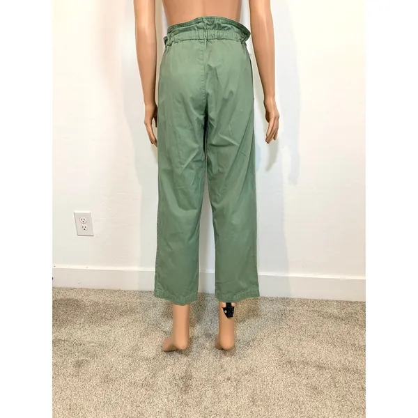 Urban Outfitters Terra medium paperbag waist cropped pant P2 3409 - Image 11