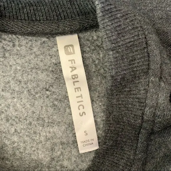 Fabletics Sweater Dress Small Gray Long‎ Sleeve Athleisure Cozy - Image 5