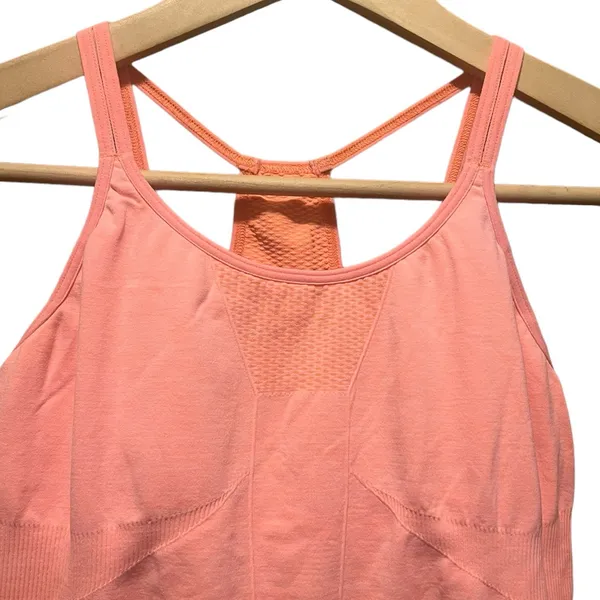 BuffBunny Peach Orange Seamless Tank Top Size Medium‎ - Image 2