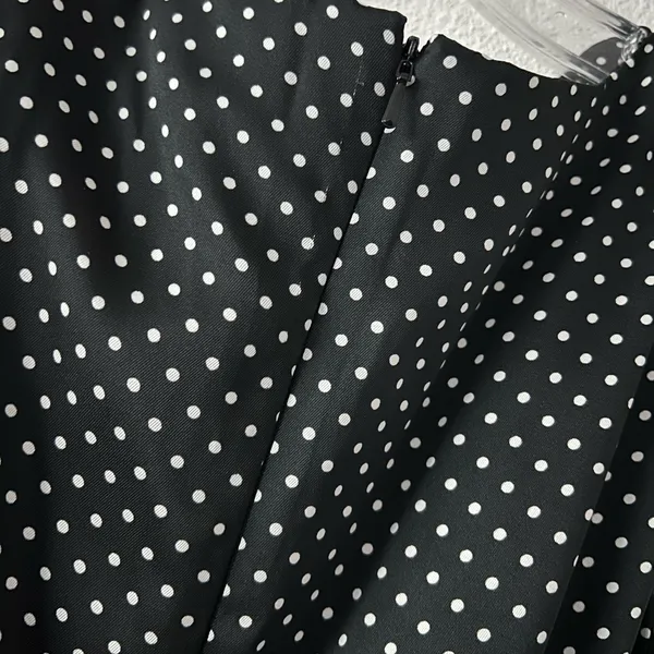 {Banana Republic} Brand New Cowl Neck Sleeveless Polka Dot Midi Dress - Image 11