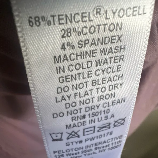 PELOTON Purple and white Tank Top. - Image 7