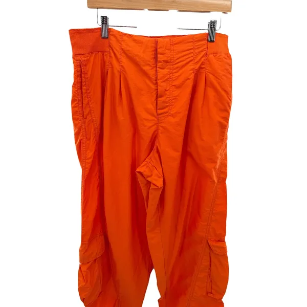 FP Movement Free People Mesmerize Me Cargo Pants Orange Womens‎ L Baggy Jogger - Image 4