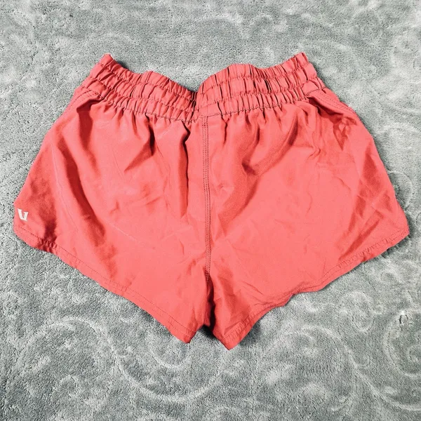Vuori Womens Clementine Shorts 2" Running Coral Pink Zip Pocket Flowy No Liner - Image 6