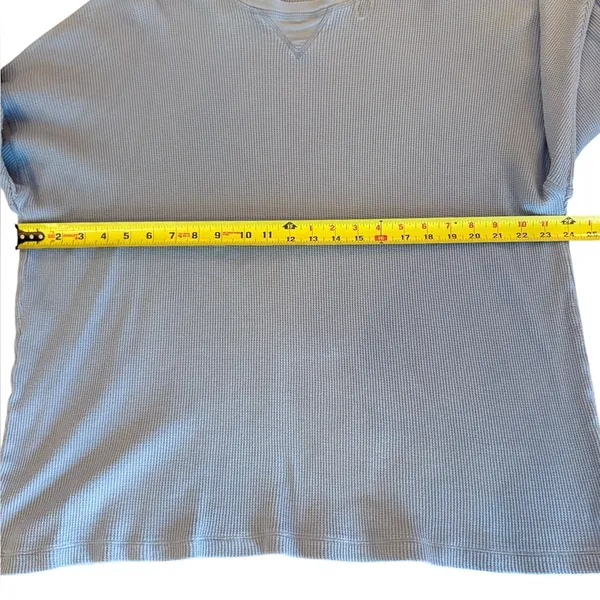 Free People Intimately Early Night Thermal Pullover Long Sleeve Light Blue Small - Image 9