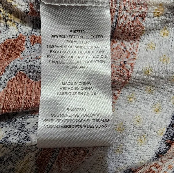 Absolutely Famous Short Sleeve Duster Size Medium - Image 4