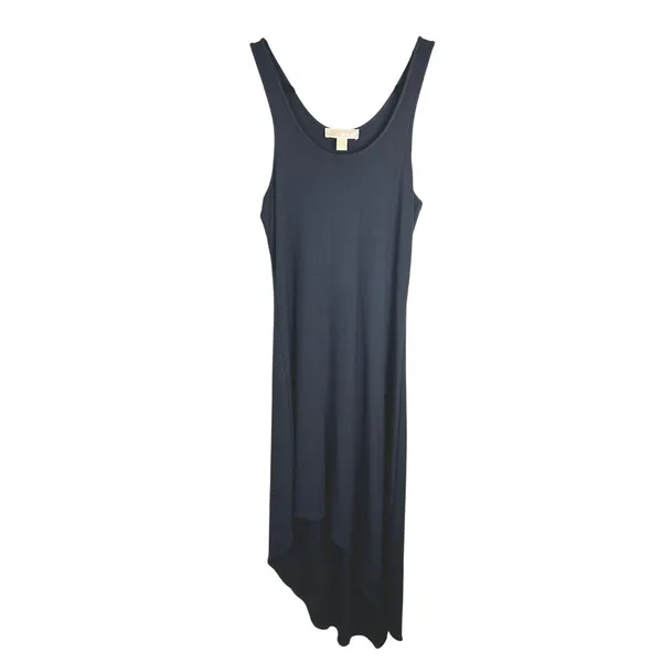 Michael Kors Black Asymmetric High-Low Maxi Tank Dress Small - Image 15