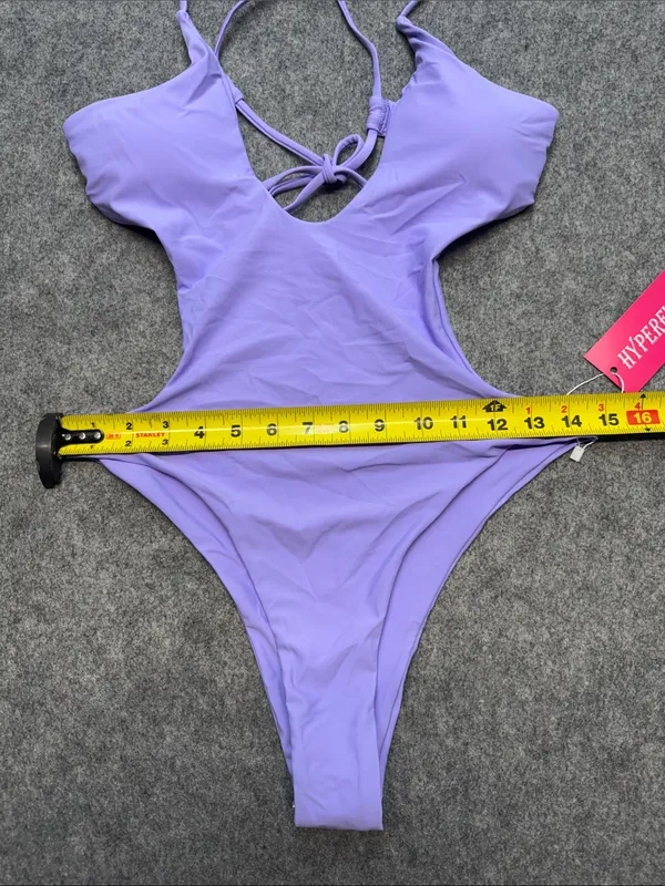 HYPERFIRE Sexy Criss Cross Halter Cut Out Backless Monokini Swimsuits - Image 6