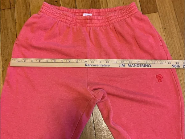 Pink Victoria's Secret Medium Coral sweat lounge pants pre-owned - Image 7