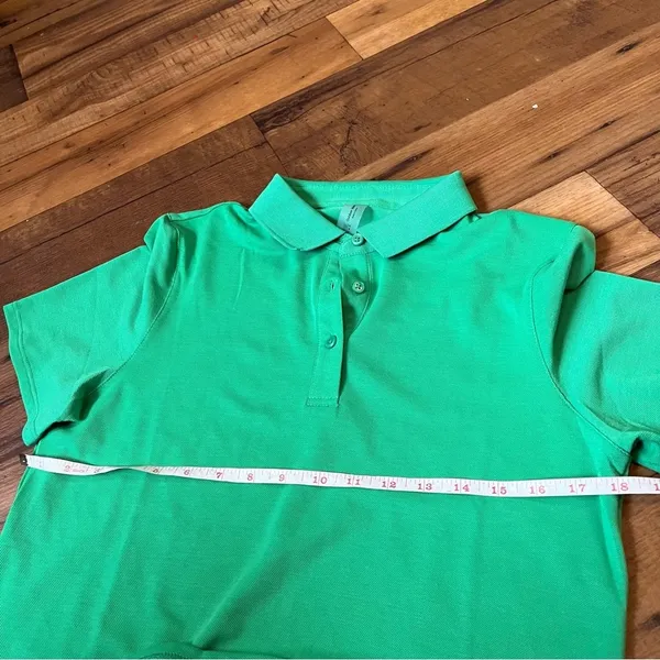 Outdoor Voices Birdie Polo Dress Kelly Green Large P1 - Image 6