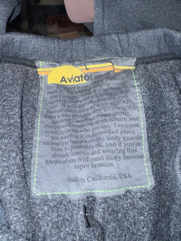 Aviator Nation Sunset Patch Charcoal Sweatpant  - Image 5