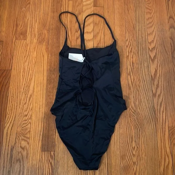 Andie Swim‎ The Fiji One Piece Swimsuit Black size XS NWT minimalist - Image 4