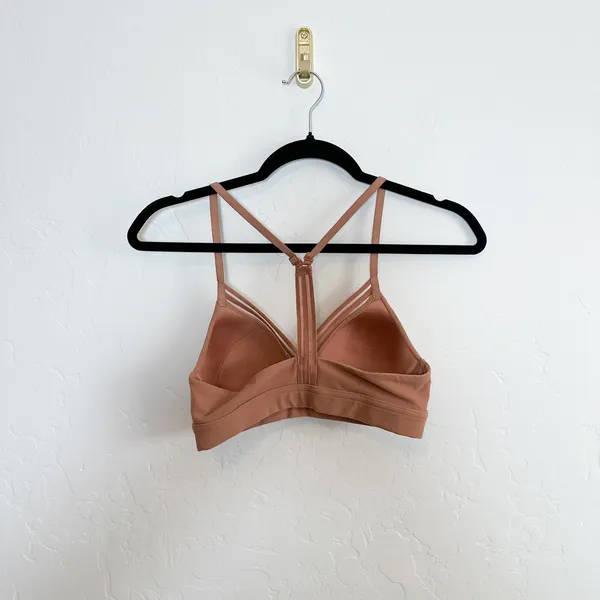 Athleta | Everyday T Back Bra in Powervita A–C, Mocha Clay Brown‎ - Image 3