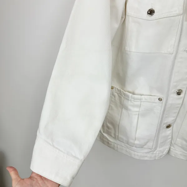 Madewell Benjamin Talley Smith The Fairview Barn Jacket in Chalk Wash Small NWT - Image 13