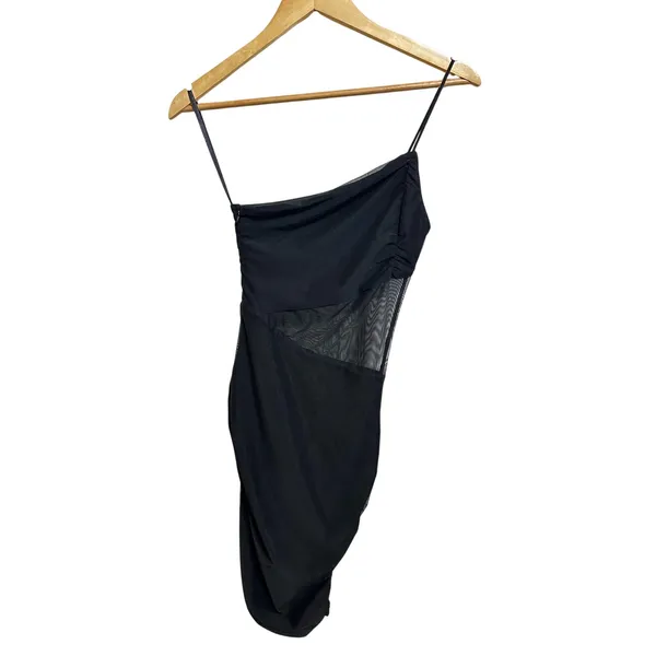Superdown X Revolve Jerica‎ mesh mini black dress size XXS - Image 3