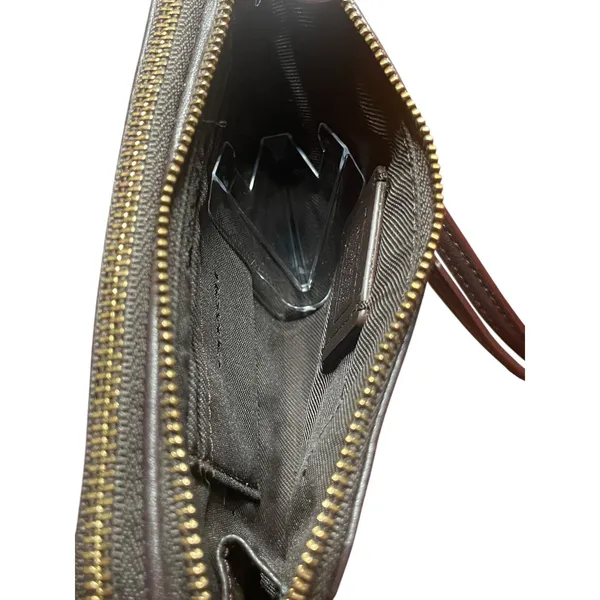 Coach Double Zip Wallet (or Large Wristlet) in their iconic Signature Canvas - Image 6