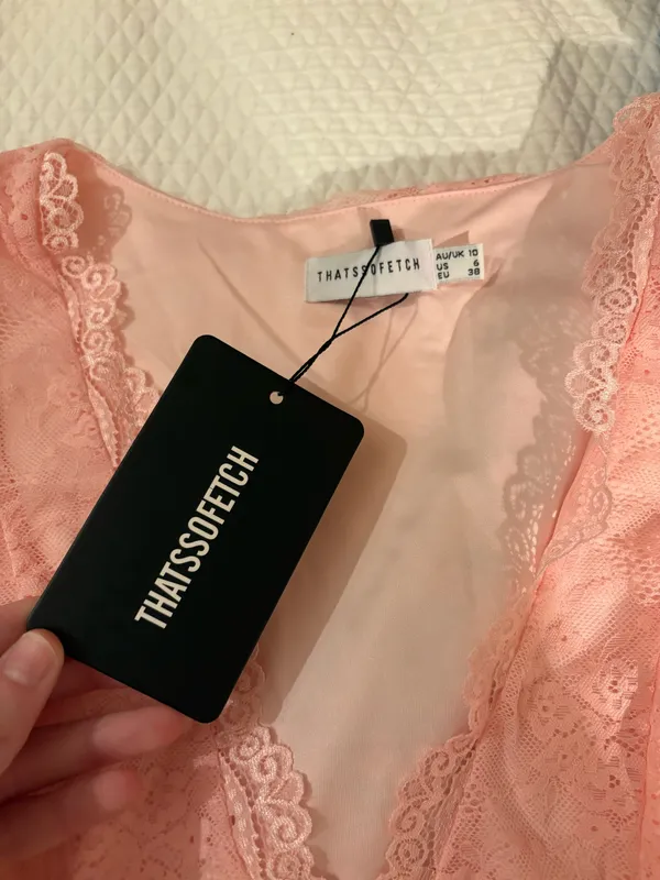 That’s So Fetch Pink Hoco Dress - Image 5