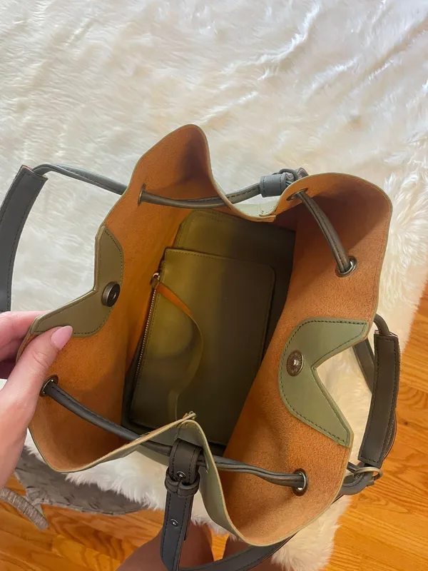 Pixie Mood green bucket bag - Image 3