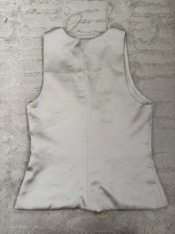 Zara Gold peplum top - Image 3