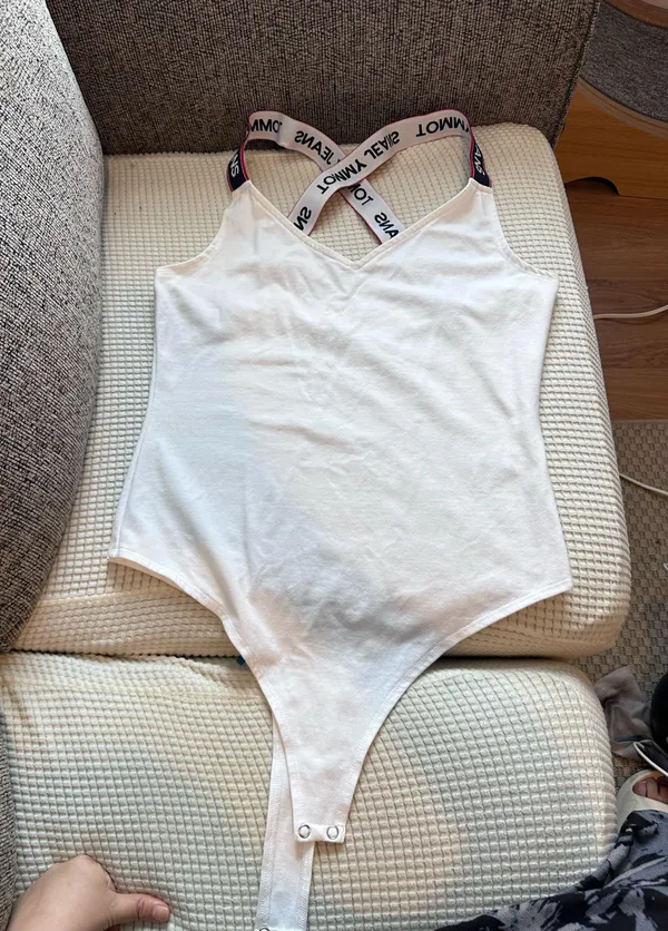 Tommy Hilfiger Jeans Bodysuit white L - Image 3