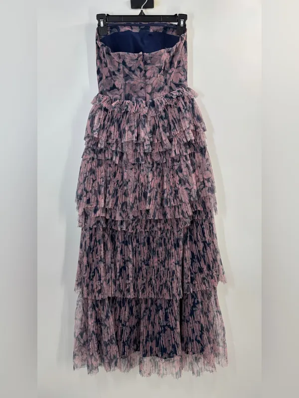 Hutch Outline Floral Tiered Strapless Maxi Dress - Image 5