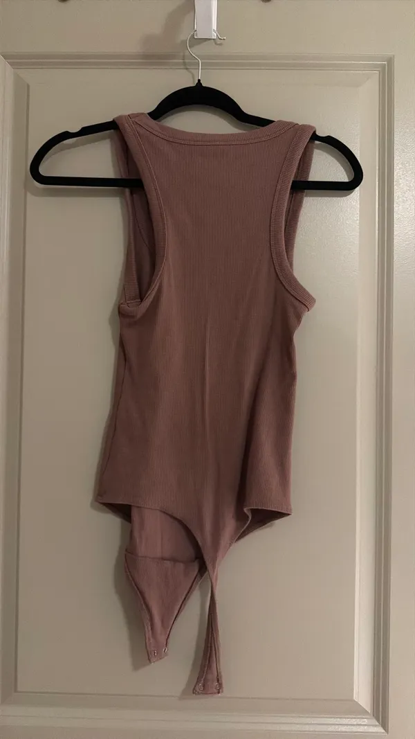 Tank Ribbed Bodysuit Abercrombie Top - Image 3