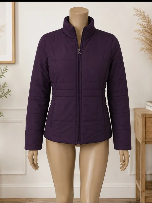 Athletic Works Women's Plum Quilted Puffer Jacket - Image 2