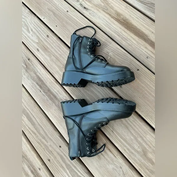 Modern chunky platform combat boots 🖤🖤🖤 - Image 8