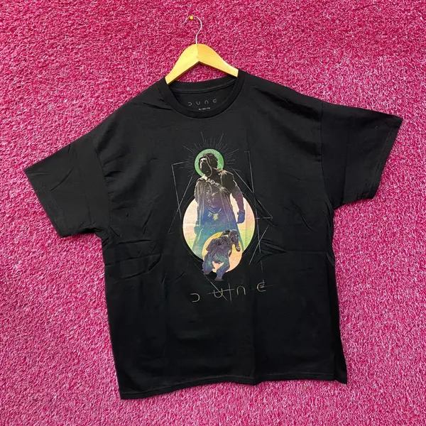 Dune SciFi Movie Character Paul Fremen Arrakis Sandworm T-Shirt XL - Image 3