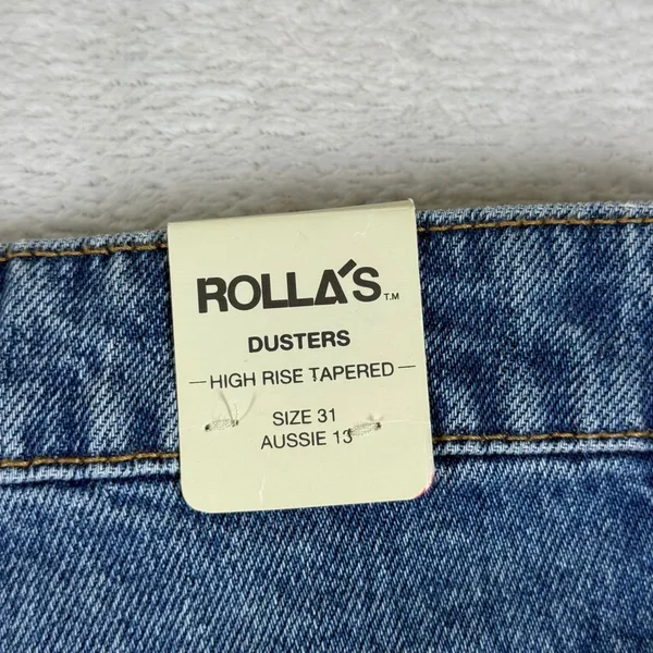 Rollas Dusters High Rise Distressed Jeans Lilyworn Blue Denim 12594B Size 31 NEW - Image 13