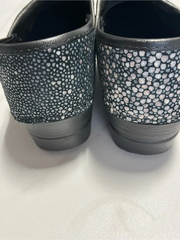 Sanita The Original Danish Clog Black Pebble Print EU 39 7.5- 8 US - Image 8