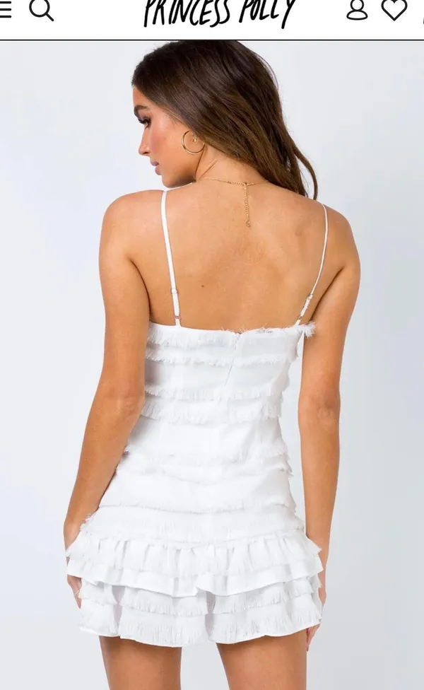 Princess Polly Molina Dress White - Image 3